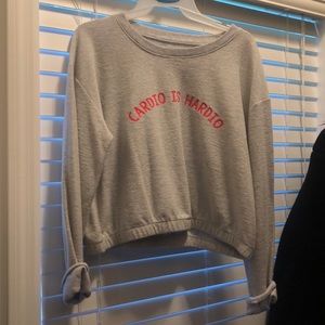 Long sleeve workout top